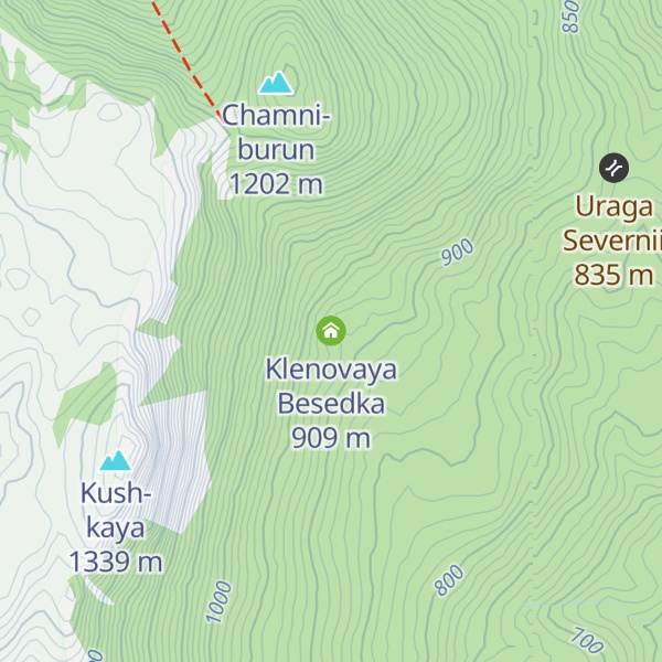 Map of Klenovaya Besedka