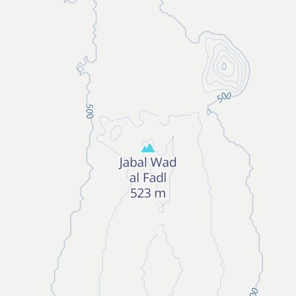 Map of Jabal Wad al Fadl