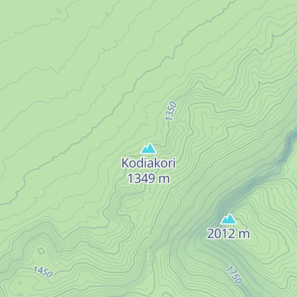 Map of Kodiakori
