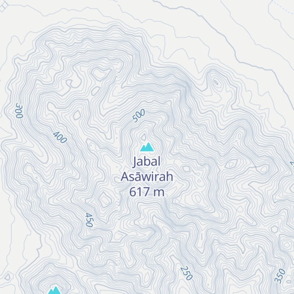 Map of Jabal Asāwirah