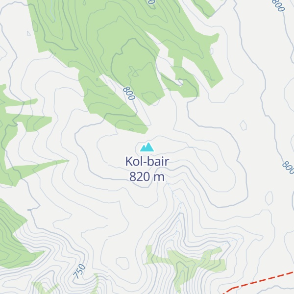 Map of Kol-bair