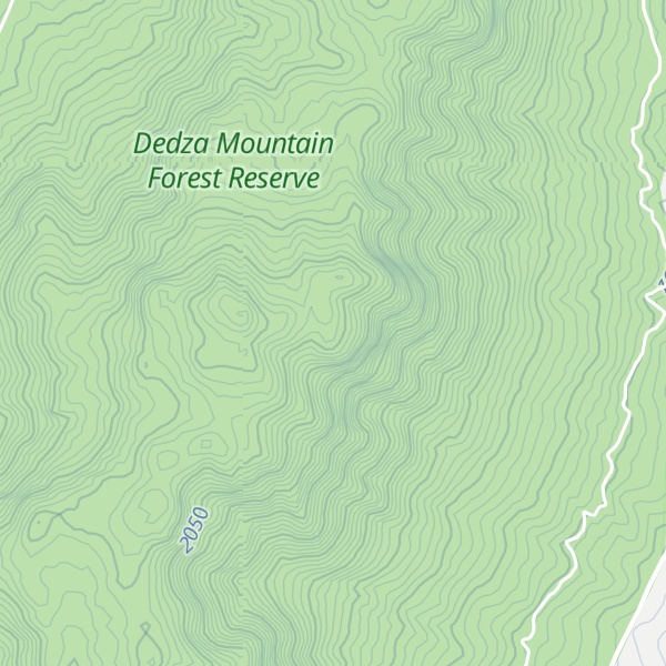 Map of Nambera Peak