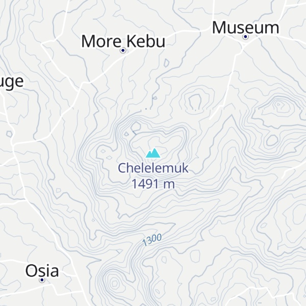 Map of Chelelemuk