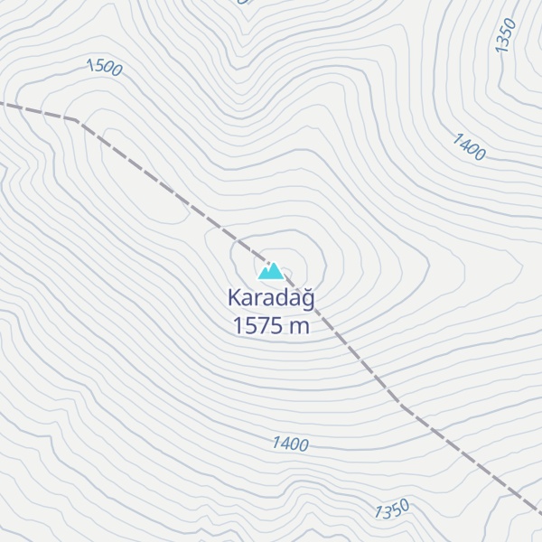Map of Karadağ