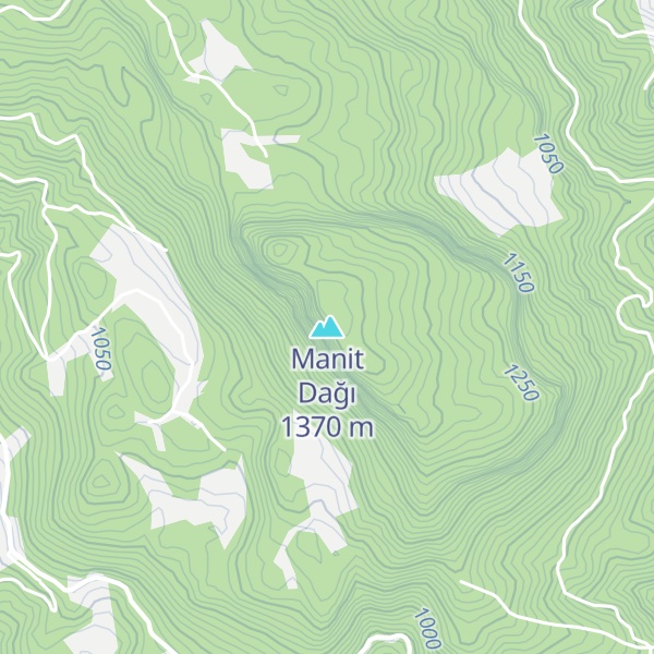 Map of Manit Dağı