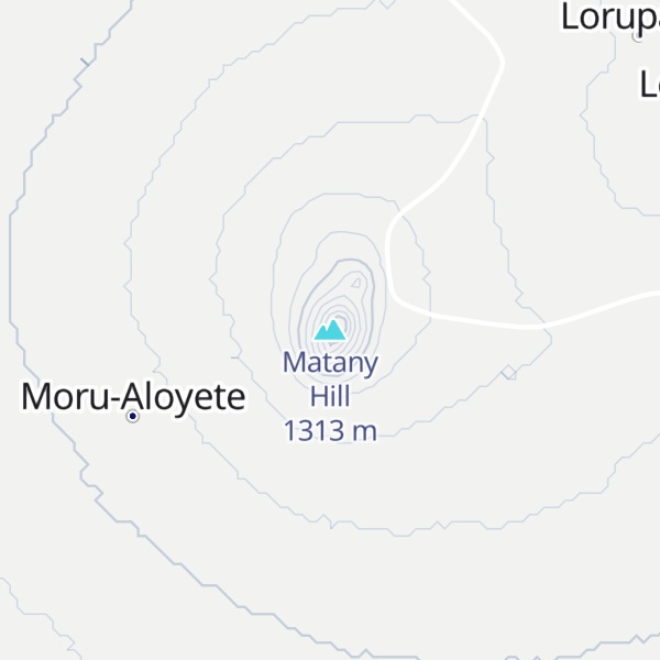 Map of Matany Hill