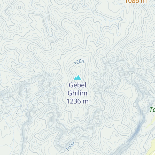 Map of Gebel Ghilim