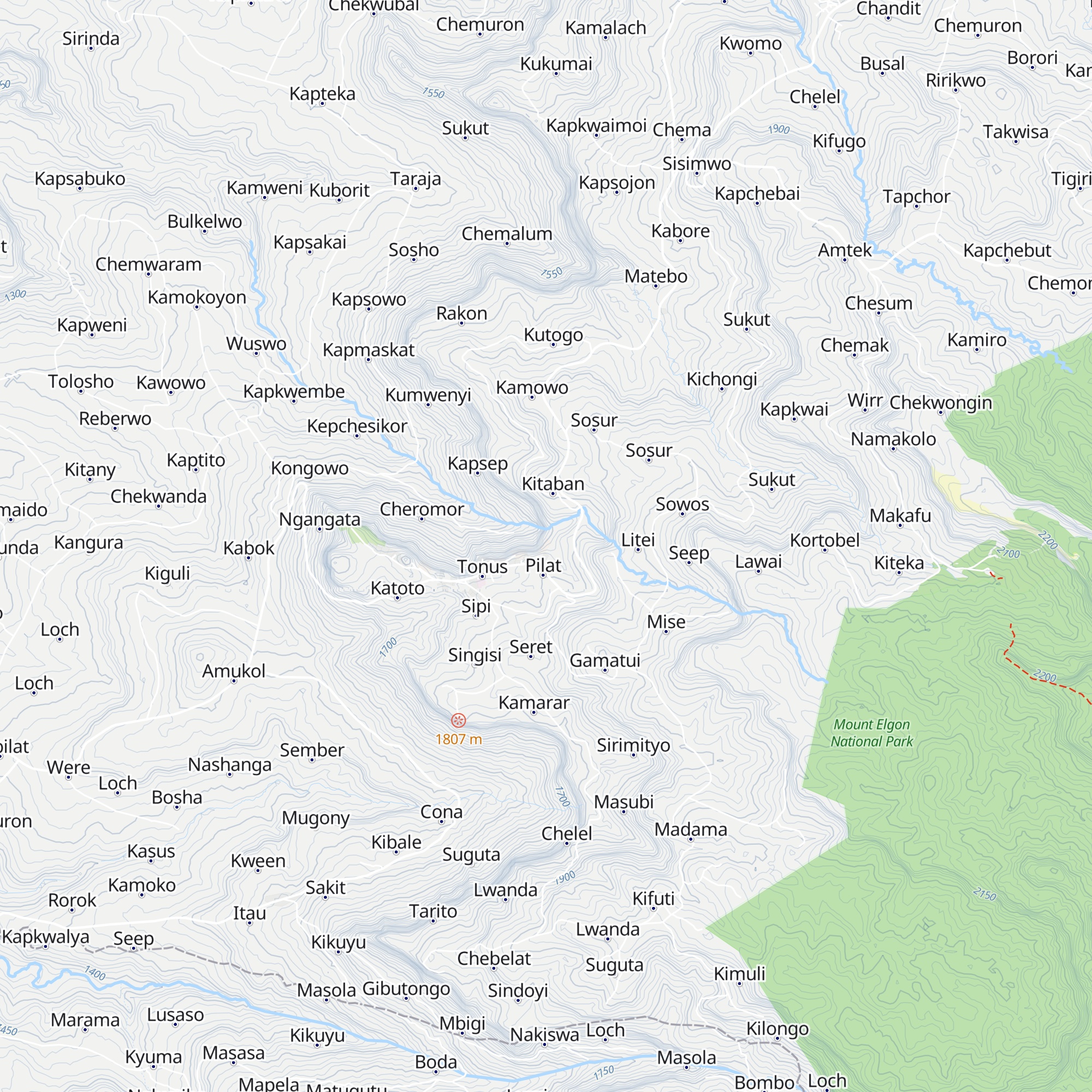 Banda 1 map
