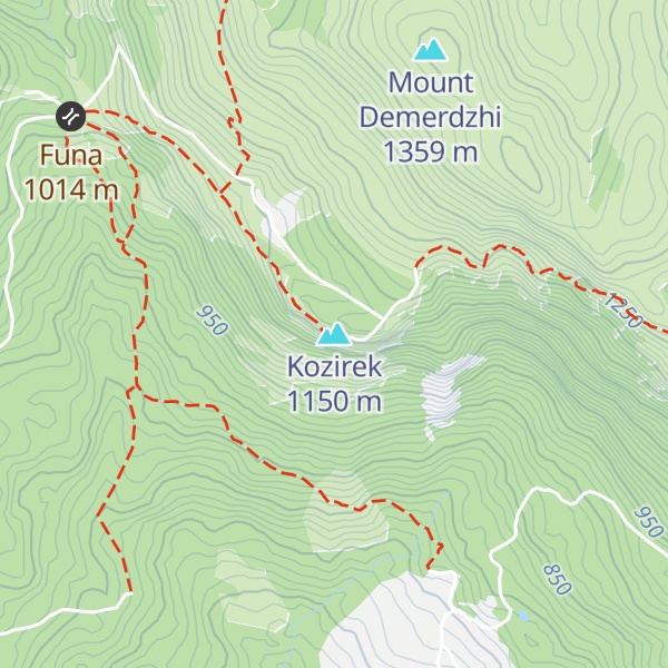 Map of Kozirek