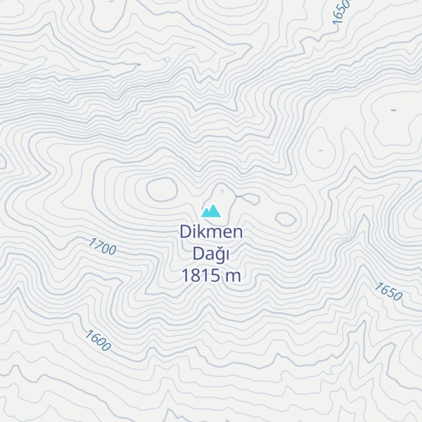 Map of Dikmen Dağı