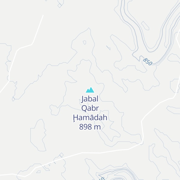 Map of Jabal Qabr Ḩamādah