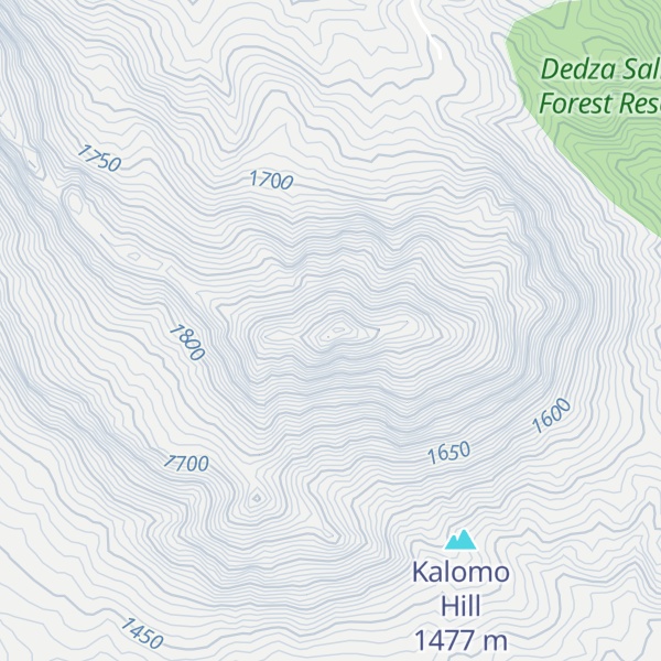 Map of Mlunduni Hill