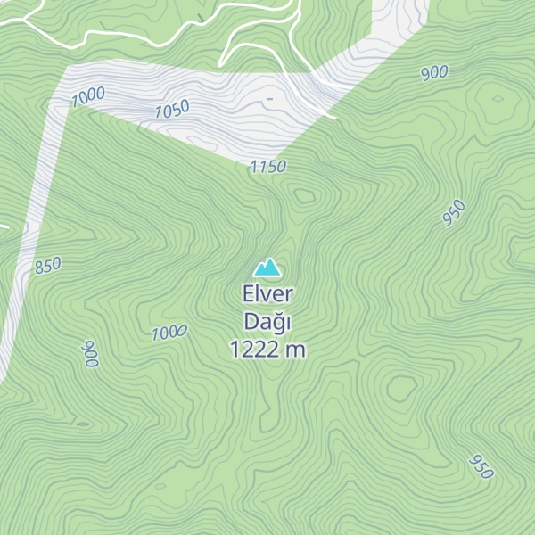 Map of Elver Dağı