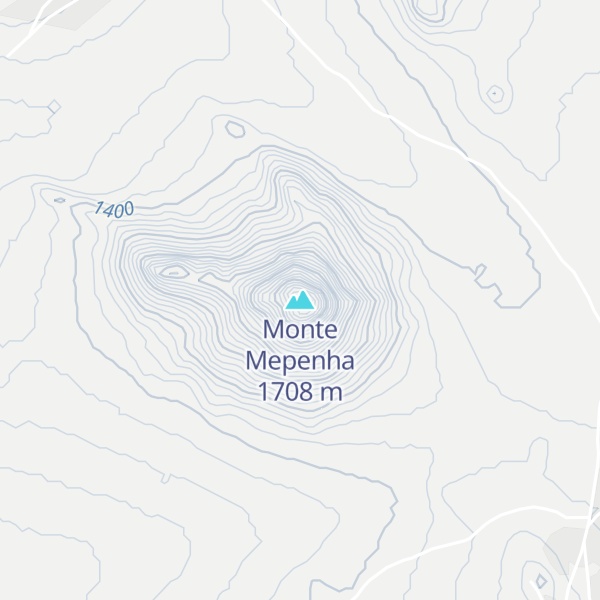 Map of Monte Mepenha