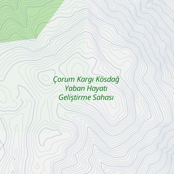 Map of Kös Dağı