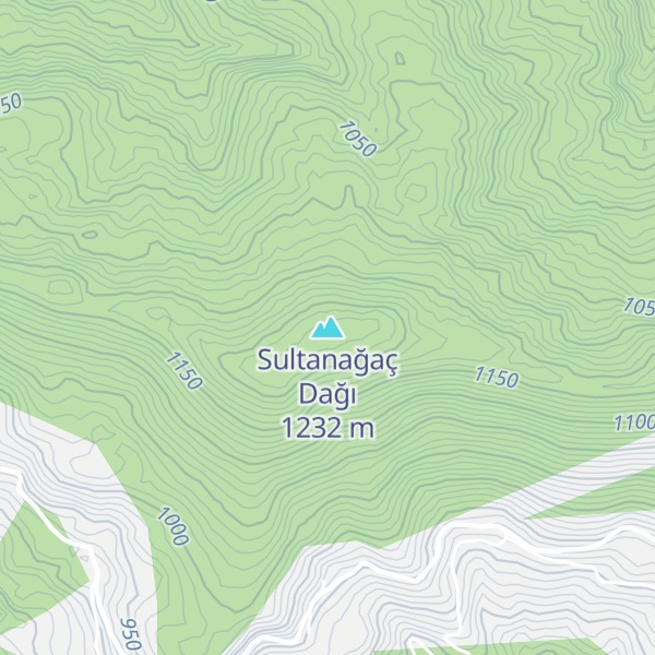 Map of Sultanağaç Dağı