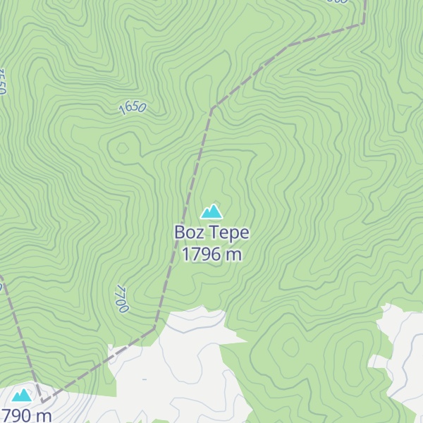 Map of Boz Tepe
