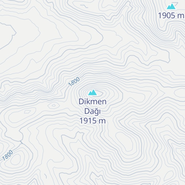 Map of Dikmen Dağı