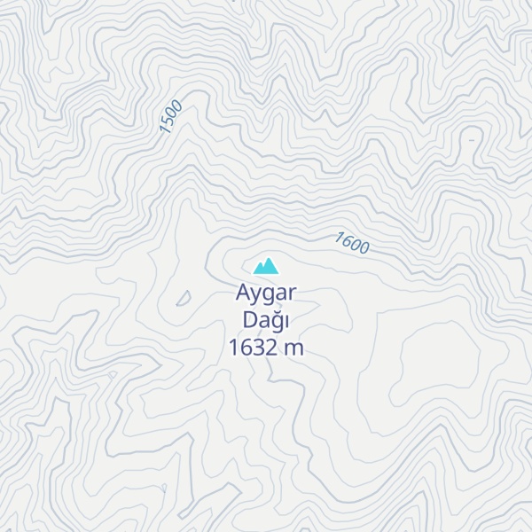 Map of Aygar Dağı