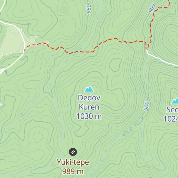 Map of Dedov Kuren