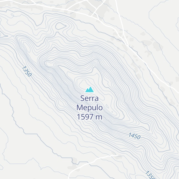 Map of Serra Mepulo