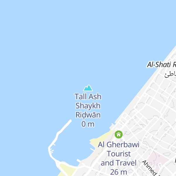 Map of Tall Ash Shaykh Riḑwān