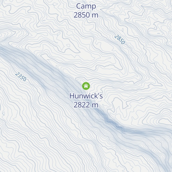 Map of Hunwick's