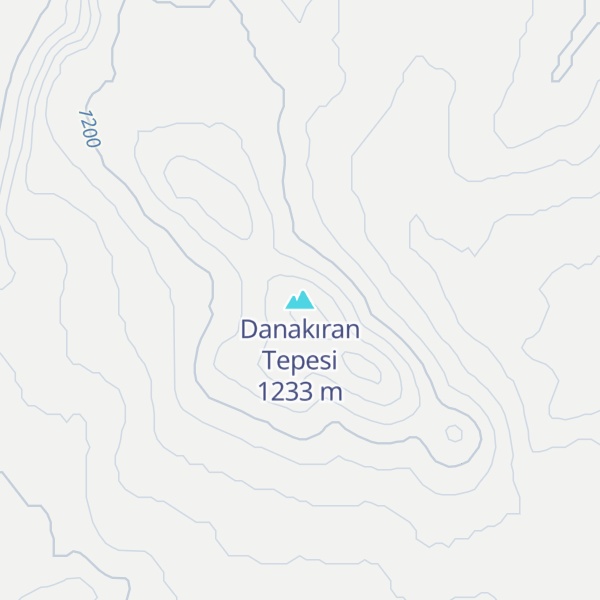 Map of Danakıran Tepesi