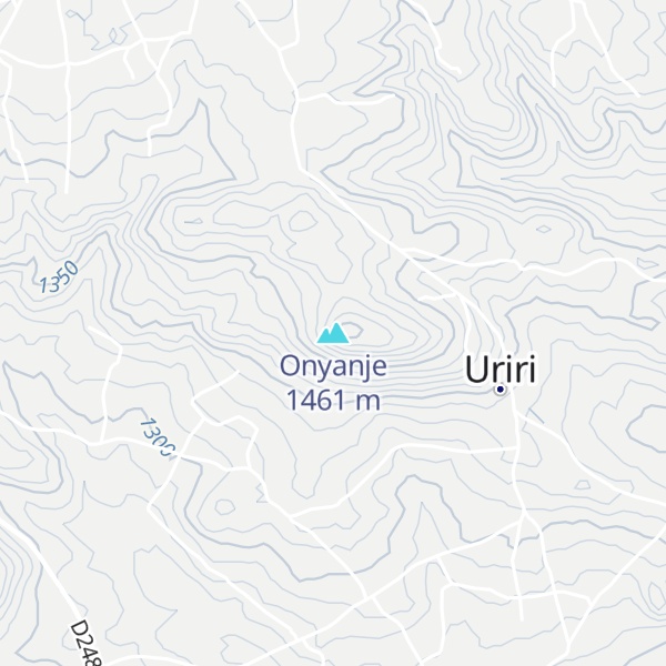 Map of Onyanje