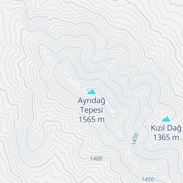 Map of Ayrıdağ Tepesi