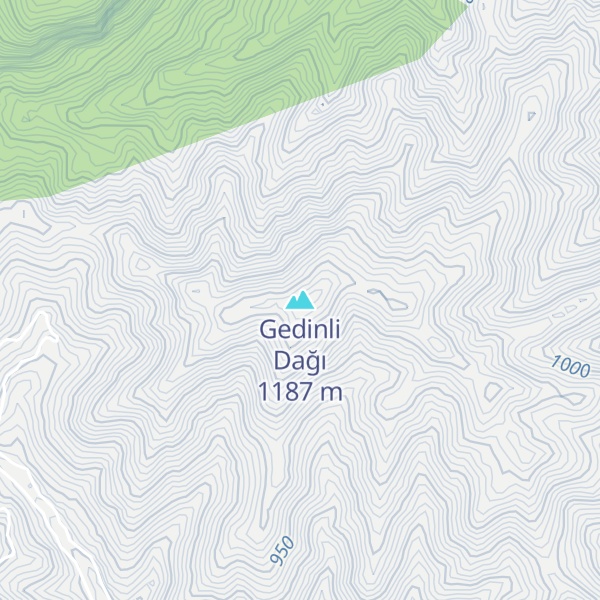 Map of Gedinli Dağı