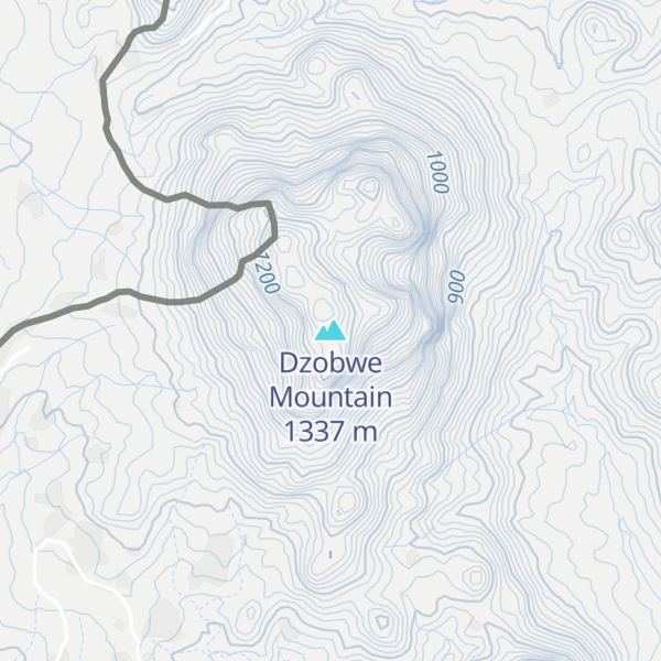 Map of Dzobwe Mountain