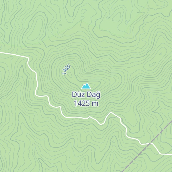 Map of Düz Dağ