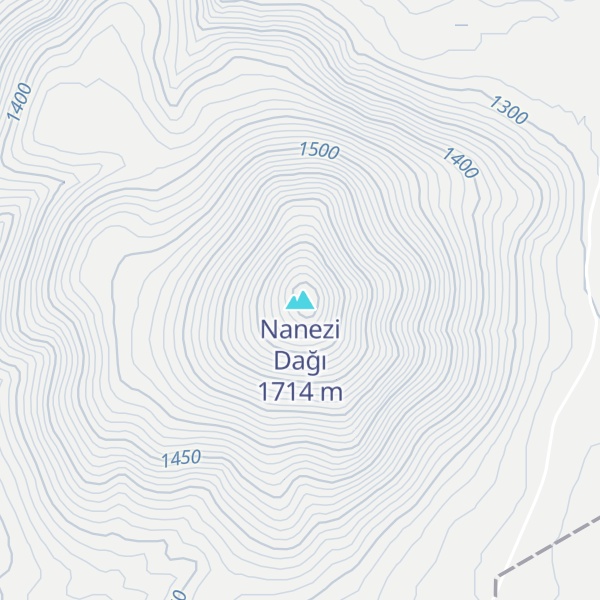 Map of Nanezi Dağı