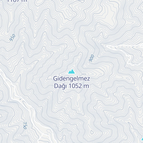 Map of Gidengelmez Dağı