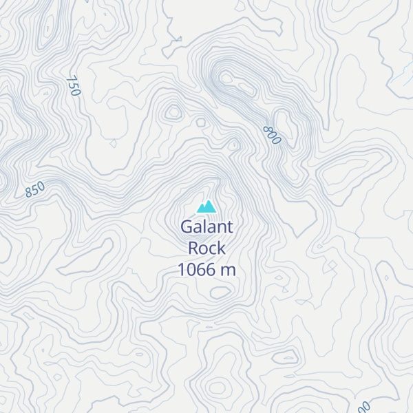 Map of Galant Rock