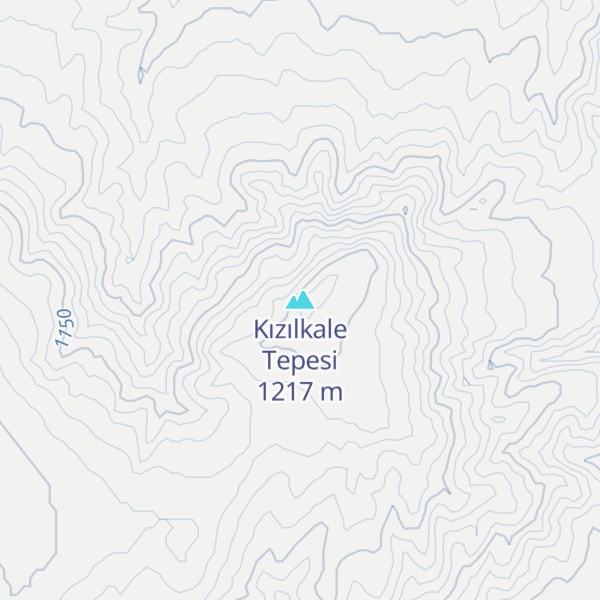 Map of Kızılkale Tepesi