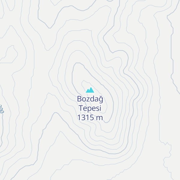 Map of Bozdağ Tepesi
