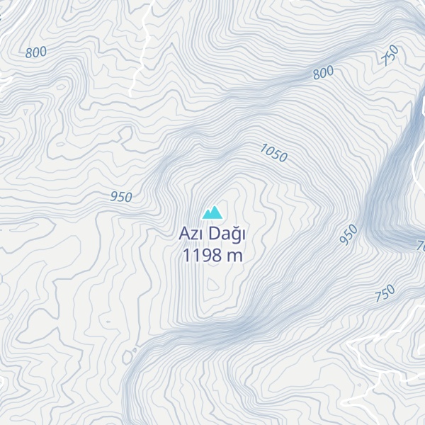 Map of Azı Dağı