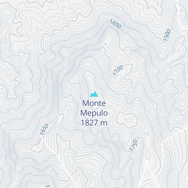 Map of Monte Mepulo