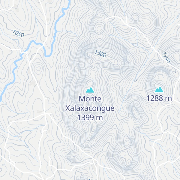 Map of Monte Xalaxacongue