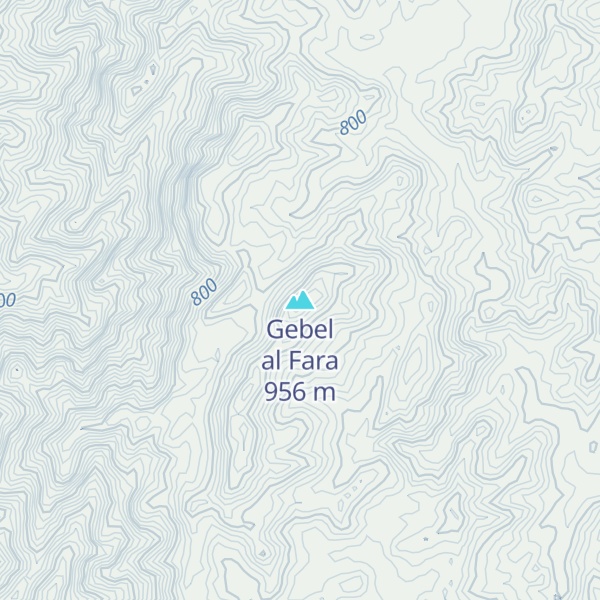 Map of Gebel al Fara