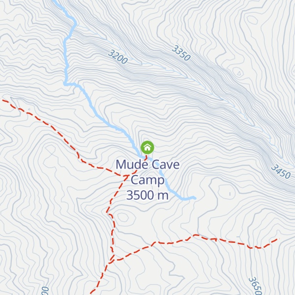 Map of Mude Cave Camp