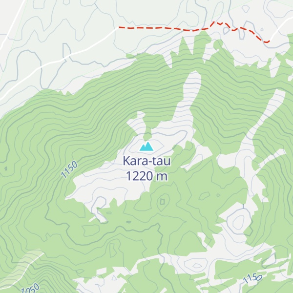 Map of Kara-tau