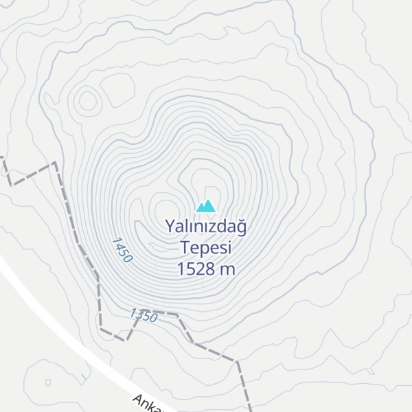 Map of Yalınızdağ Tepesi
