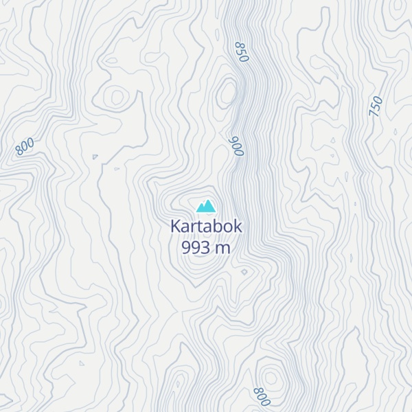 Map of Kartabok