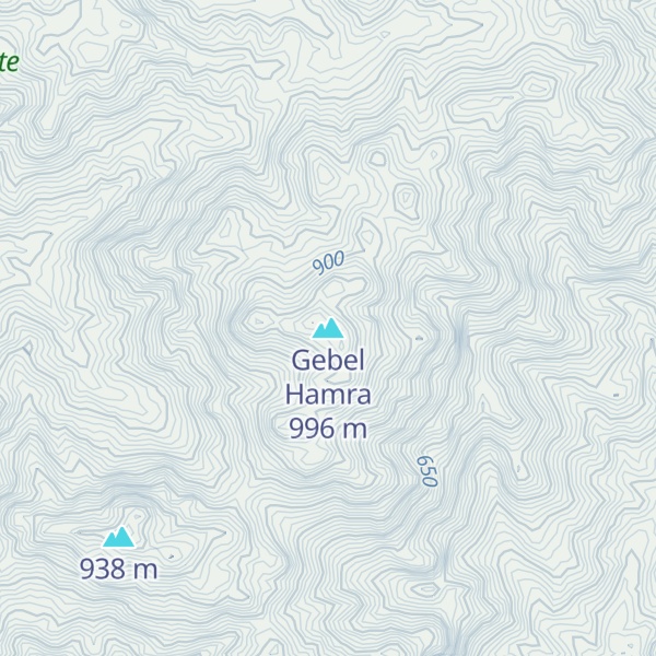 Map of Gebel Hamra