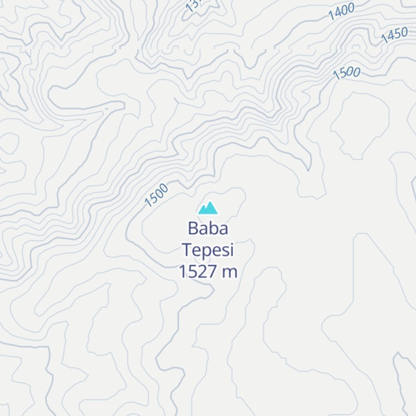 Map of Baba Tepesi