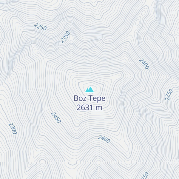 Map of Boz Tepe