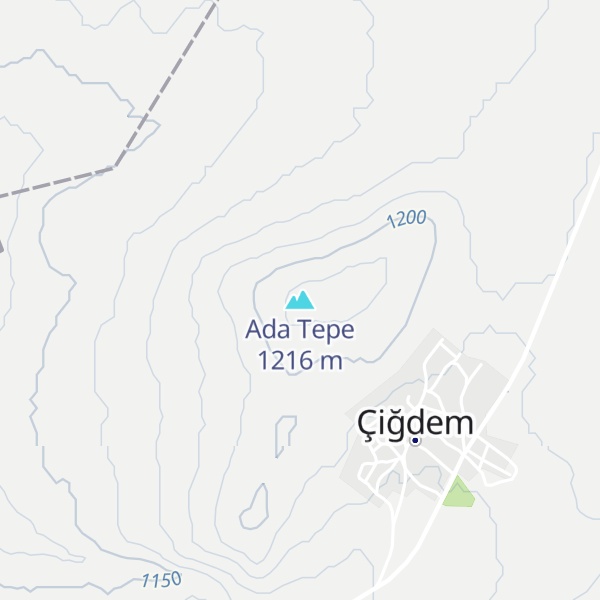 Map of Ada Tepe